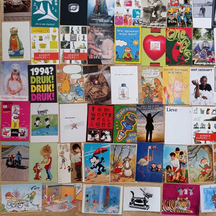 Pocztówki zagraniczne - śmieszne, ciekawe - 226 sztuk.