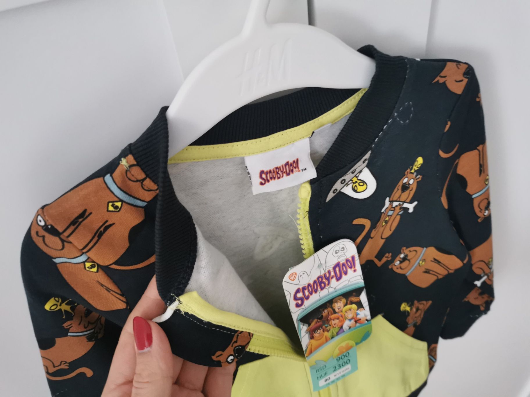 Bluza zapinana na zamek Scooby-Doo 80