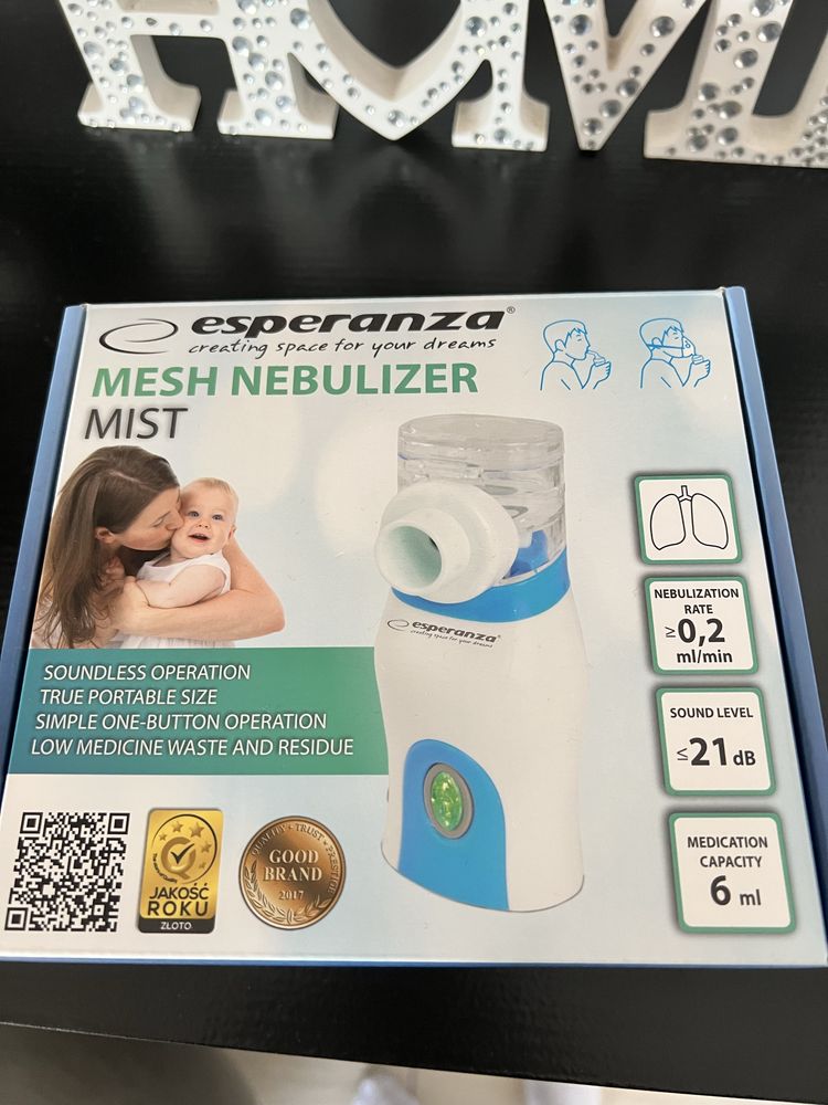 Przenośny cichy inhalator siateczkowy nebulizator