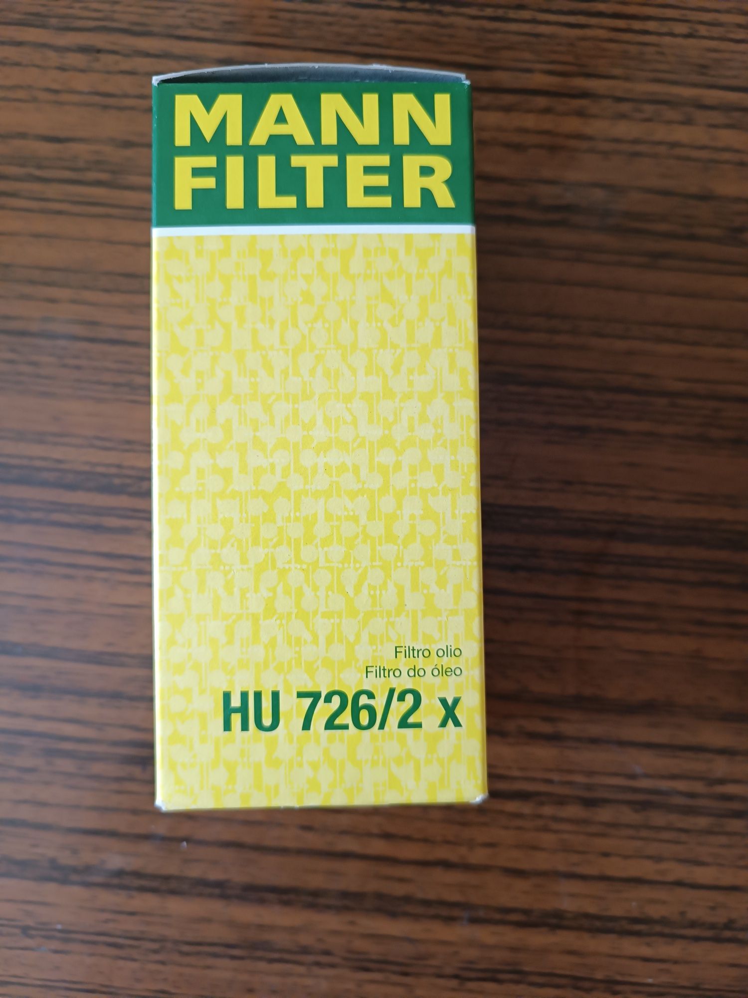 MANN-FILTER HU 726/2 X Filtr oleju audi seat skoda vw