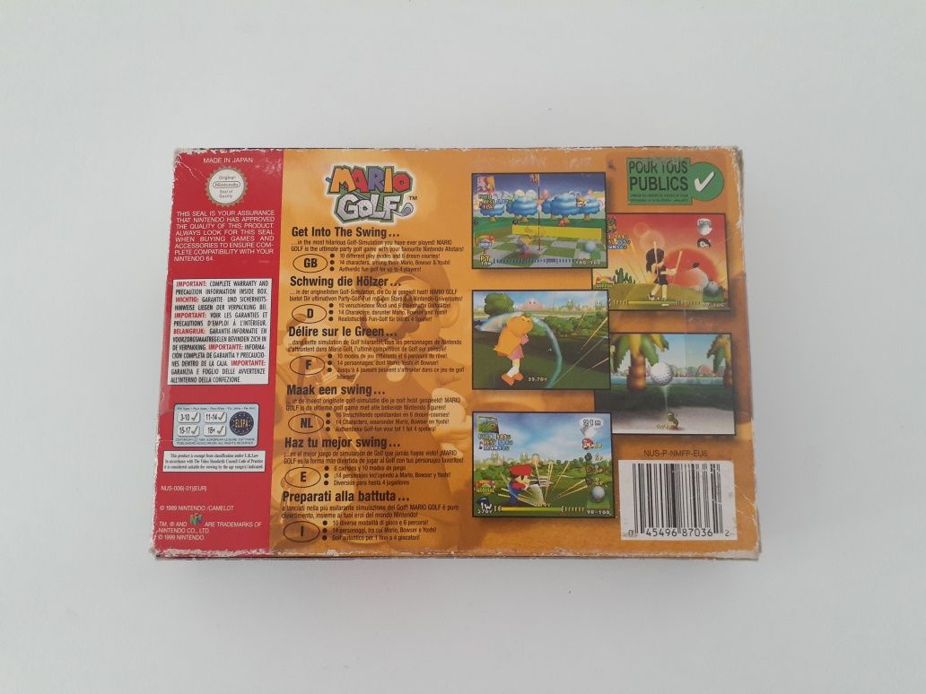 Super Mario Golf - Completo Nintendo 64 #