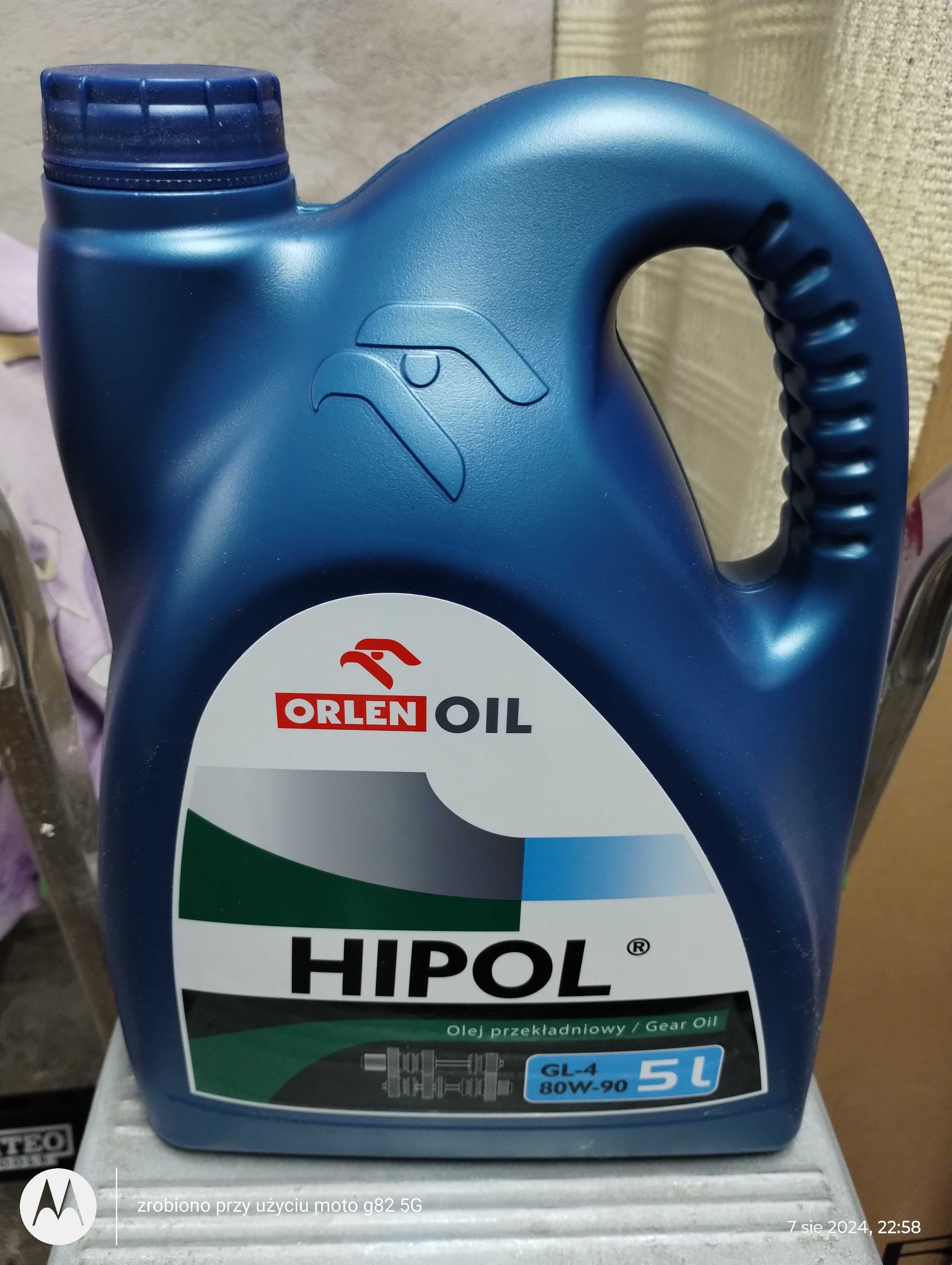 Olej Przekładniowy Hipol GL 4/GL5      80W90    5L