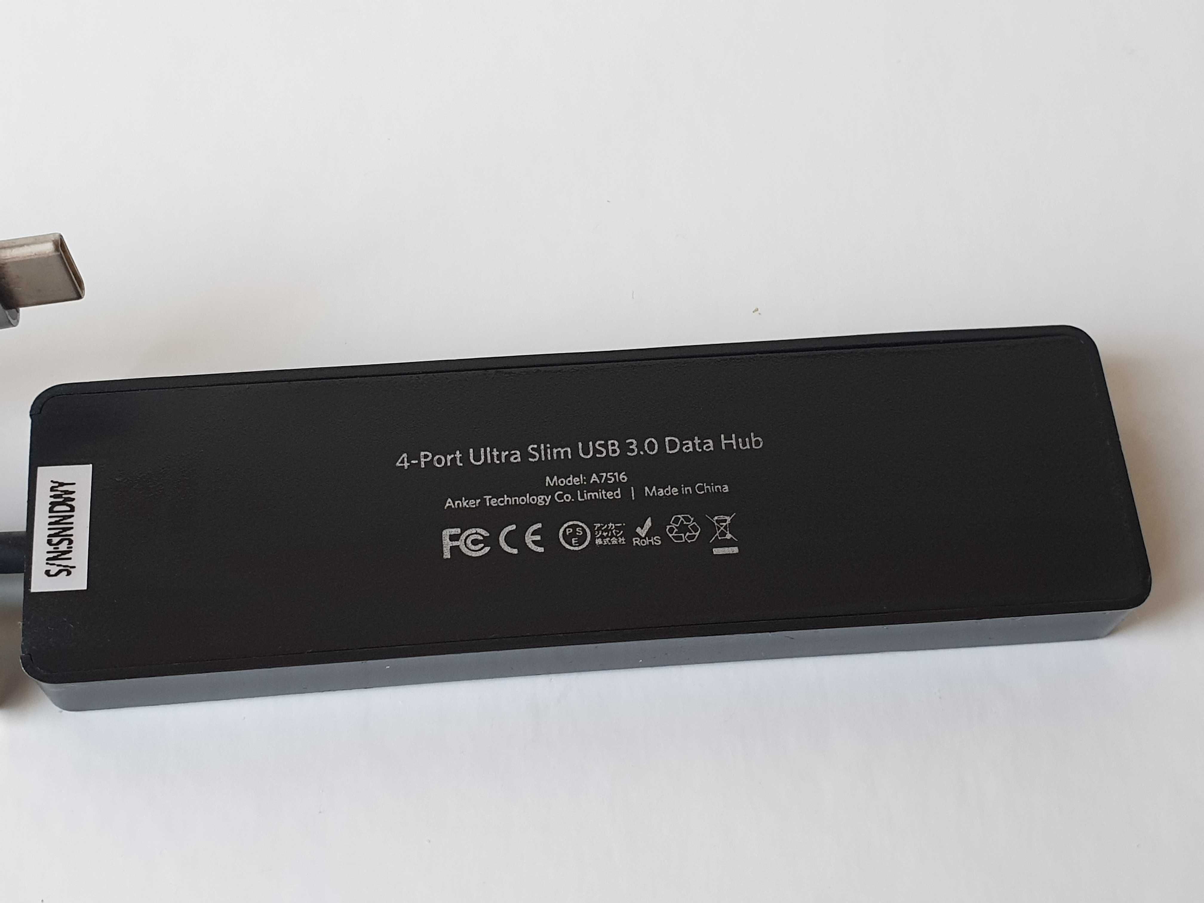 USB C Hub, 4-портовий адаптер USB 3.0 Anker
