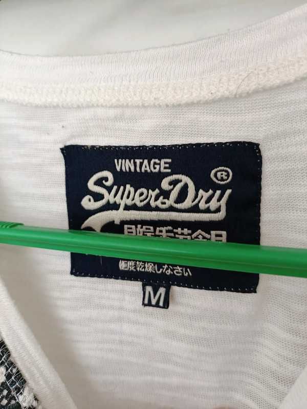 Świetna bluzka Superdry Vintage krótki rękaw rozmiar M