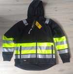 Sale! 8038 Snickers XL Hi-Vis bluza robocza z kapturem odblaskowa mont