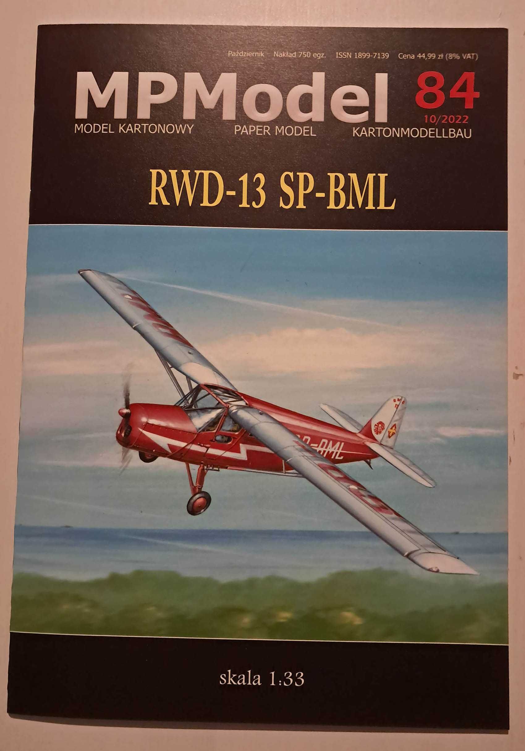 Zestaw 5 modeli kartonowych samolotów