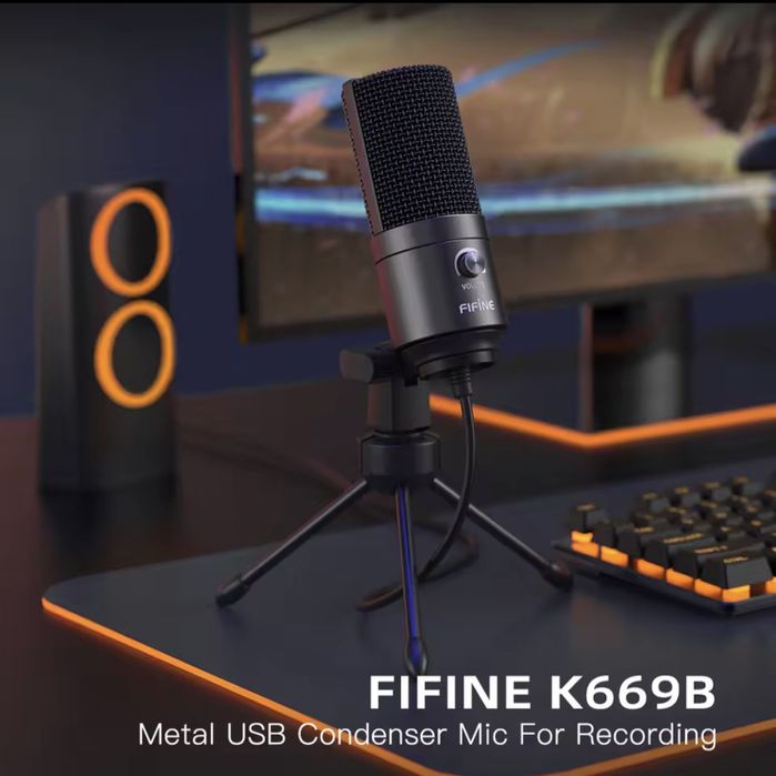 Профессиональный микрофон FIFINE K669B.