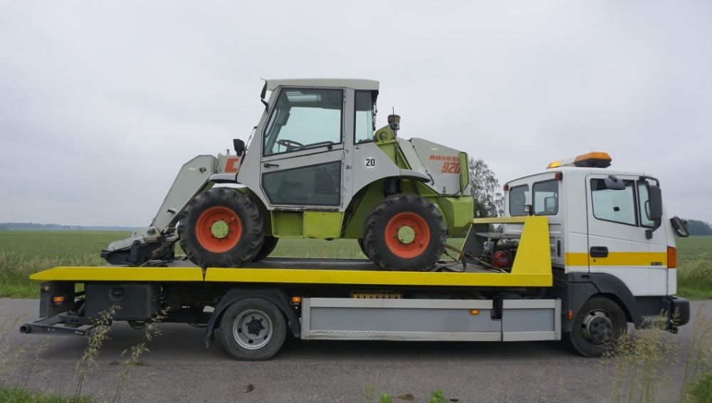 Pomoc drogowa, transport maszyn rolniczych, gabarytów, autolaweta,
