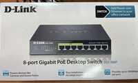 D-Link PoE 8 port switch, DGS-1008P