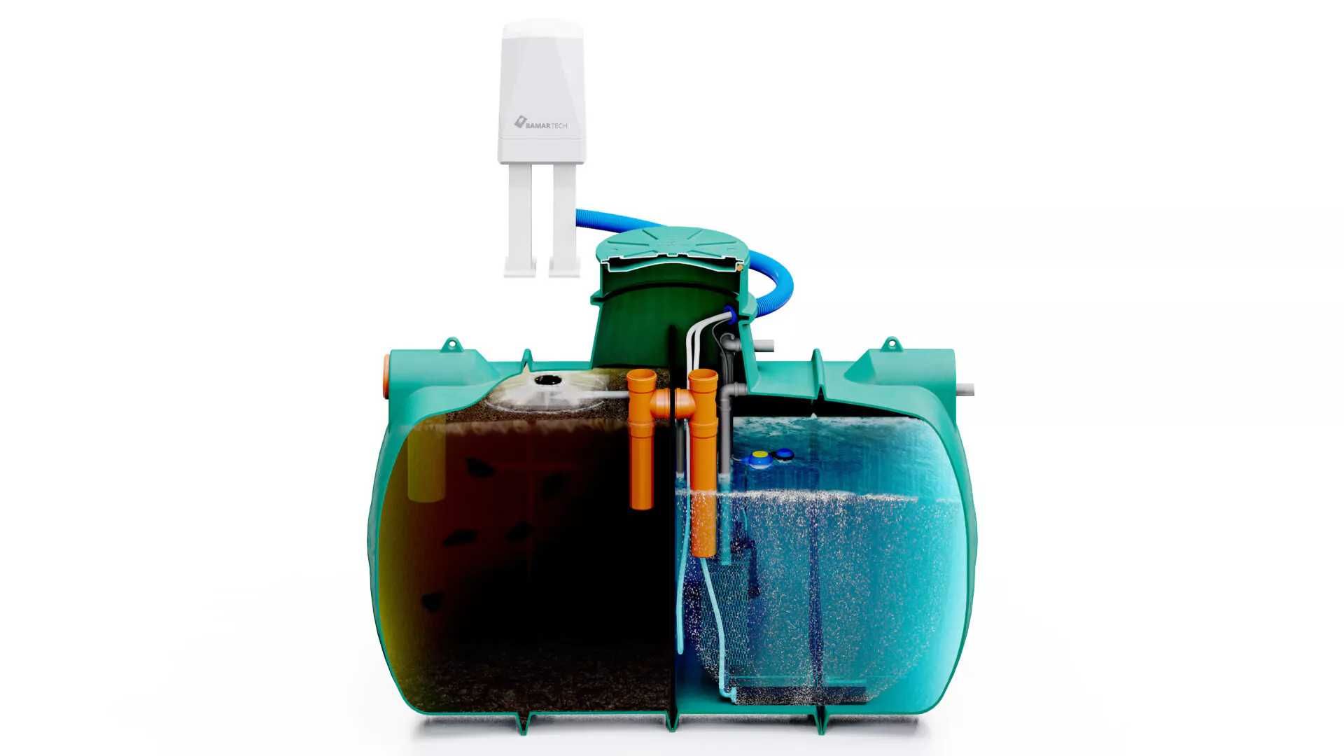 oczyszczalnia biologiczna Bamartech Active Solid ASR 6 (2-6 osób)