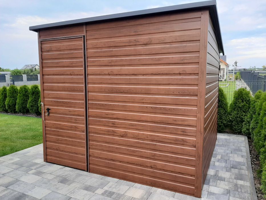 GARAŻ BLASZANY |Domek Ogrodowy| SCHOWEK |Magazyn| Wiata – Maj-Blach