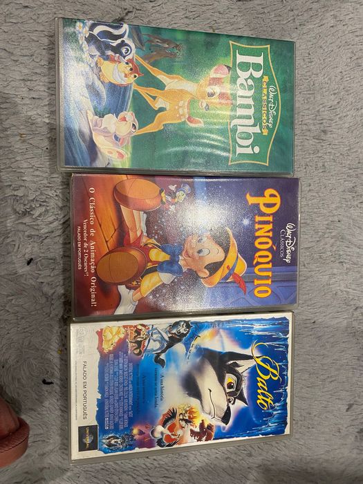 Cassetes VHS como novas