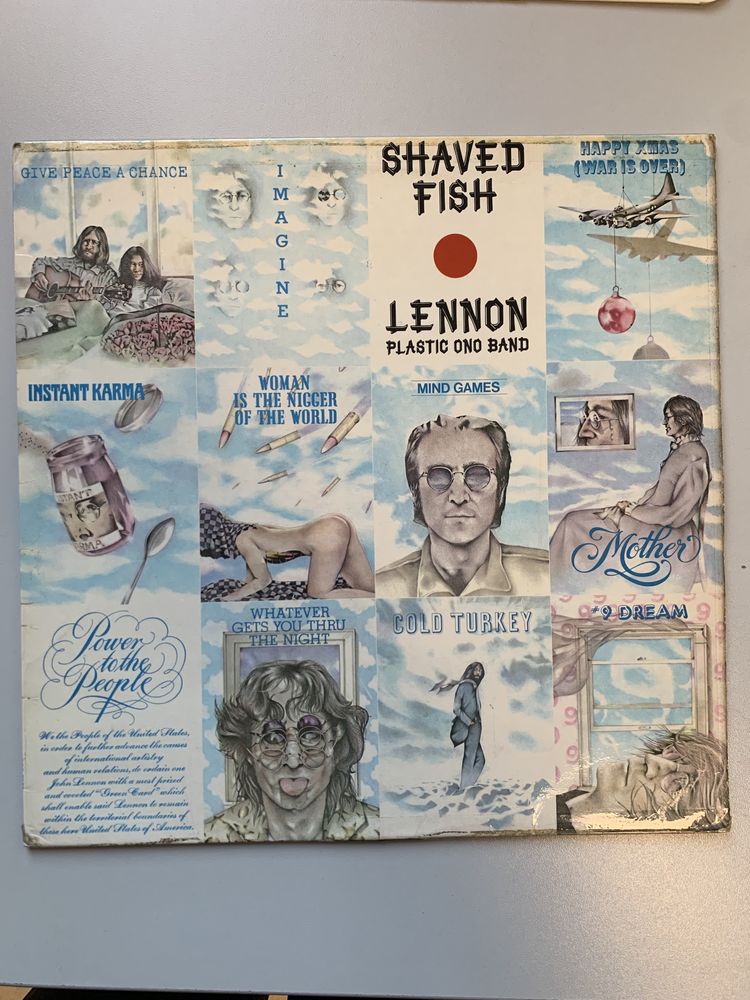 John Lenon Shaved Fish winyl