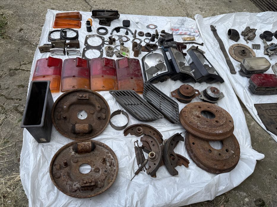 Mix zestaw części do fiat 126p seicento cinquecento prl różne