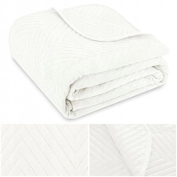 NARZUTA na łóżko kanapę 200x220 WELUROWA velvet pikowana kapa Caden BI