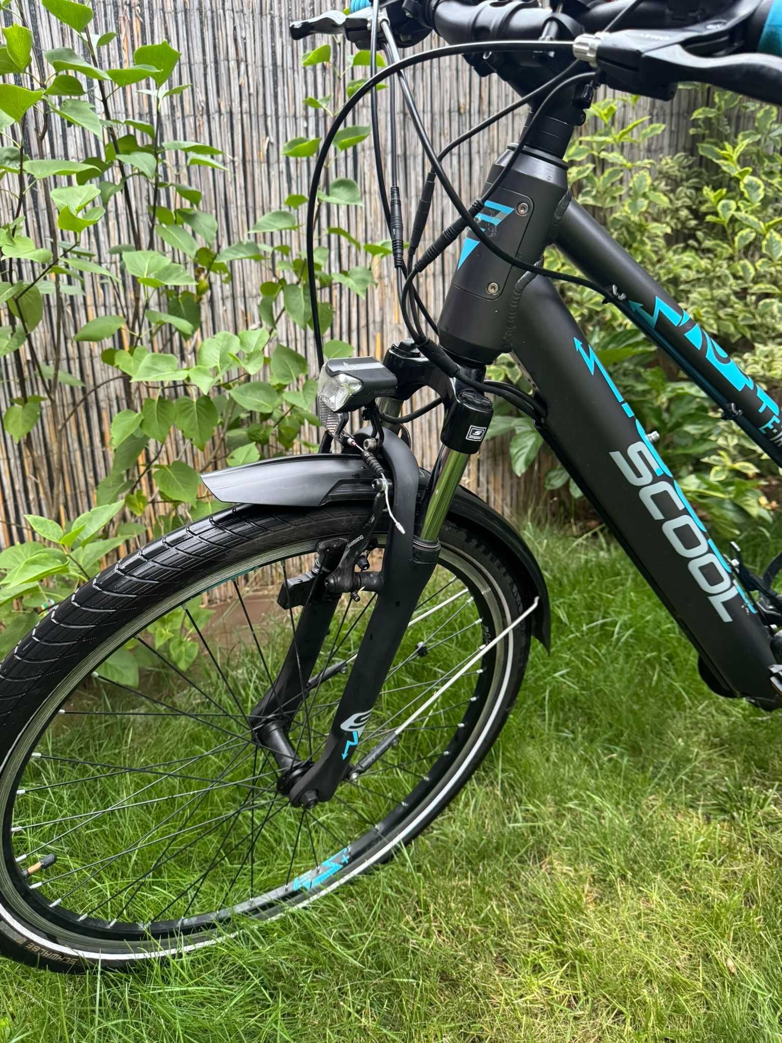 Rower elektryczny S'COOL e-trox 7S 26" – (transport do 100km)