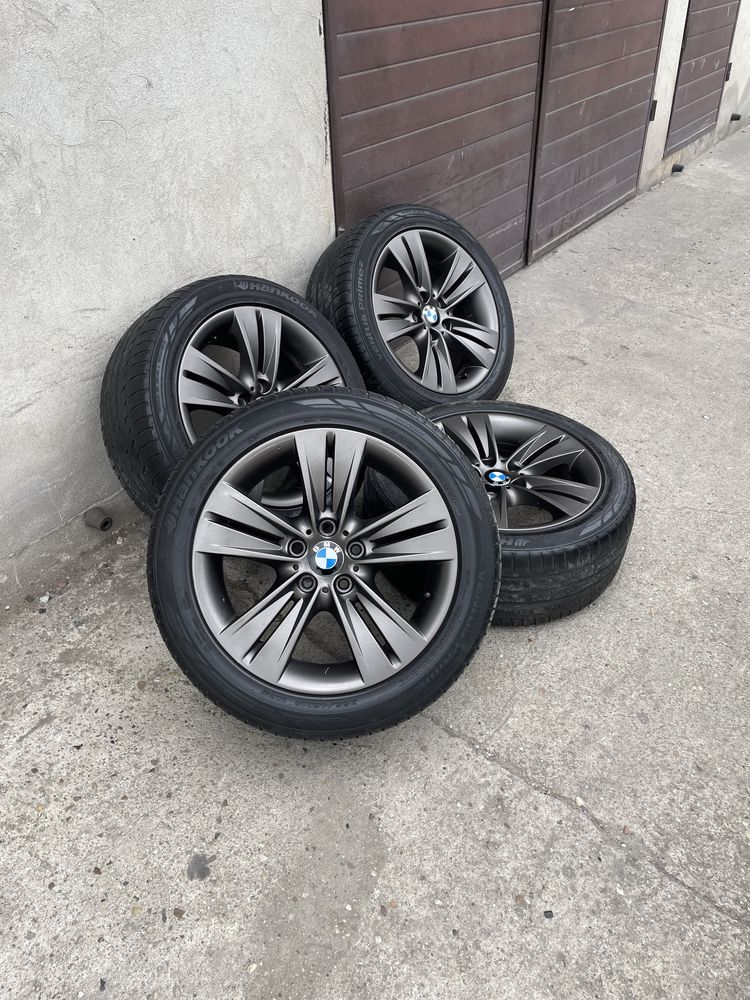 Koła, Felgi 5x120 18” Oryginał BMW, Grafit, Wyższy profil