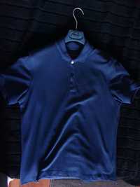Camisa Polo Massimo Dutti Azul - Homem - Tamanho S