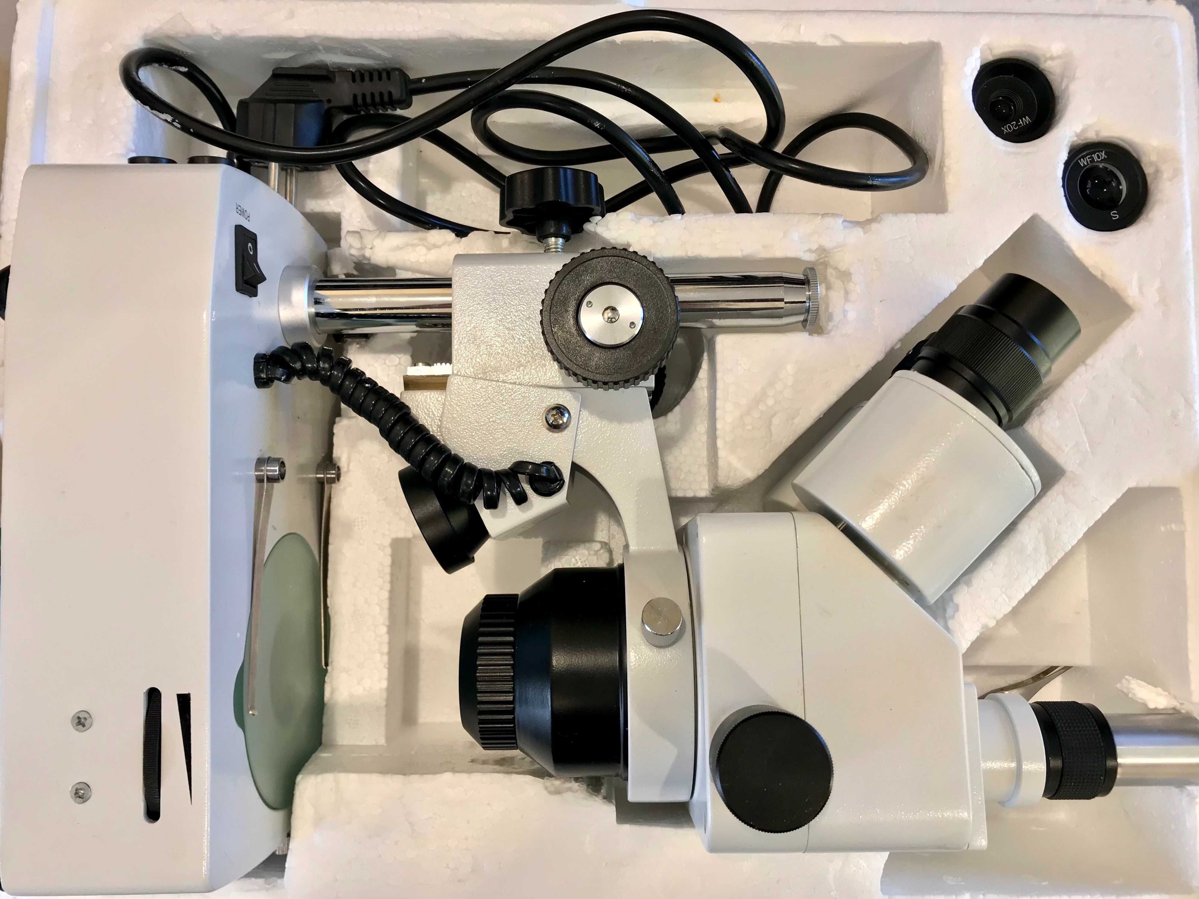 BRESSER Advance ICD 10x-160x Mikroskop STEREOSKOPOWY komplet OKAZJA