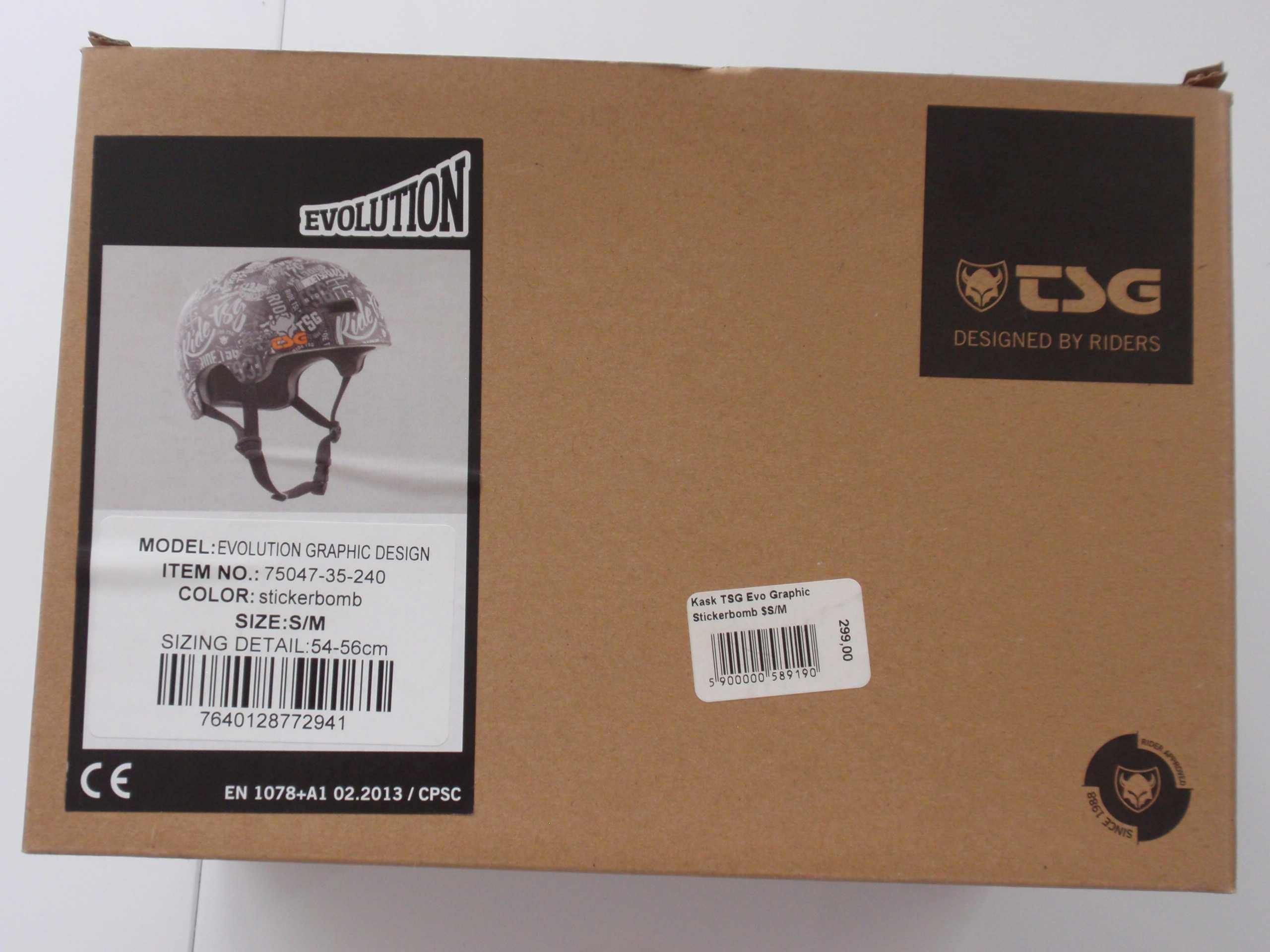 Kask TSG Evolution graphic design S/M stickerbomb