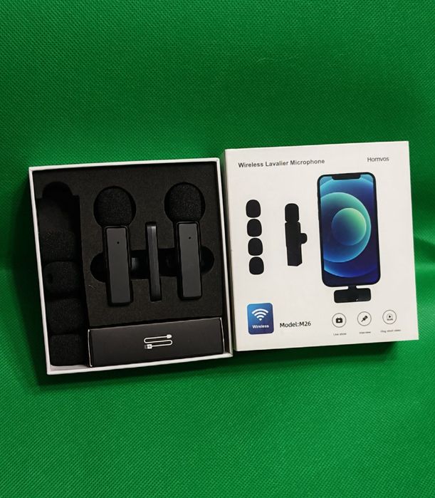 Bezprzewodowy mikrofon do iPhone\iPad ze złączem Lighting