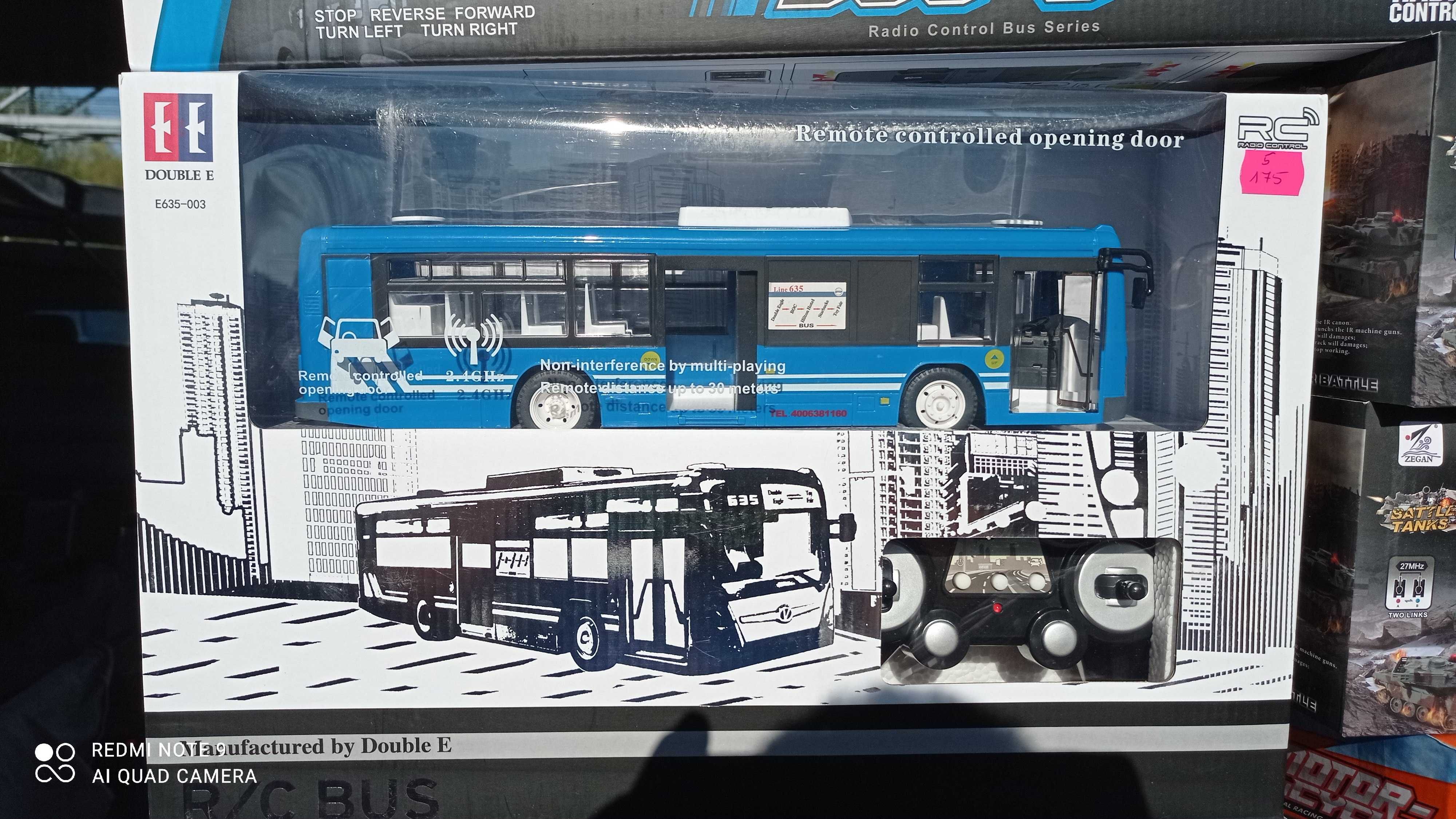 Autobus rc zdalnie sterowany akumulator + ładowarka