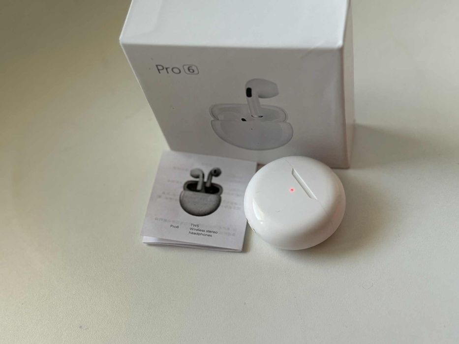 Słuchawki bezprzewodowe TWS Pro 6
