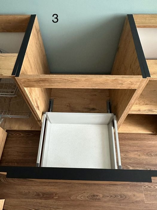 Nowoczesne meble kuchenne Dąb Lancelot – nowe, nigdy nieużywane!