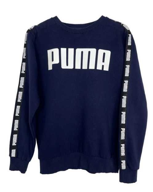 Утепленный брендовый свитшот Puma, кофта с лампасами Puma на L-XL