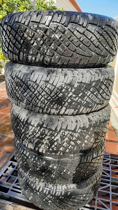 4 Pneus + 4 Jantes Land Rover Discovery 2 / P38 GENERAL GRABBER 255/65