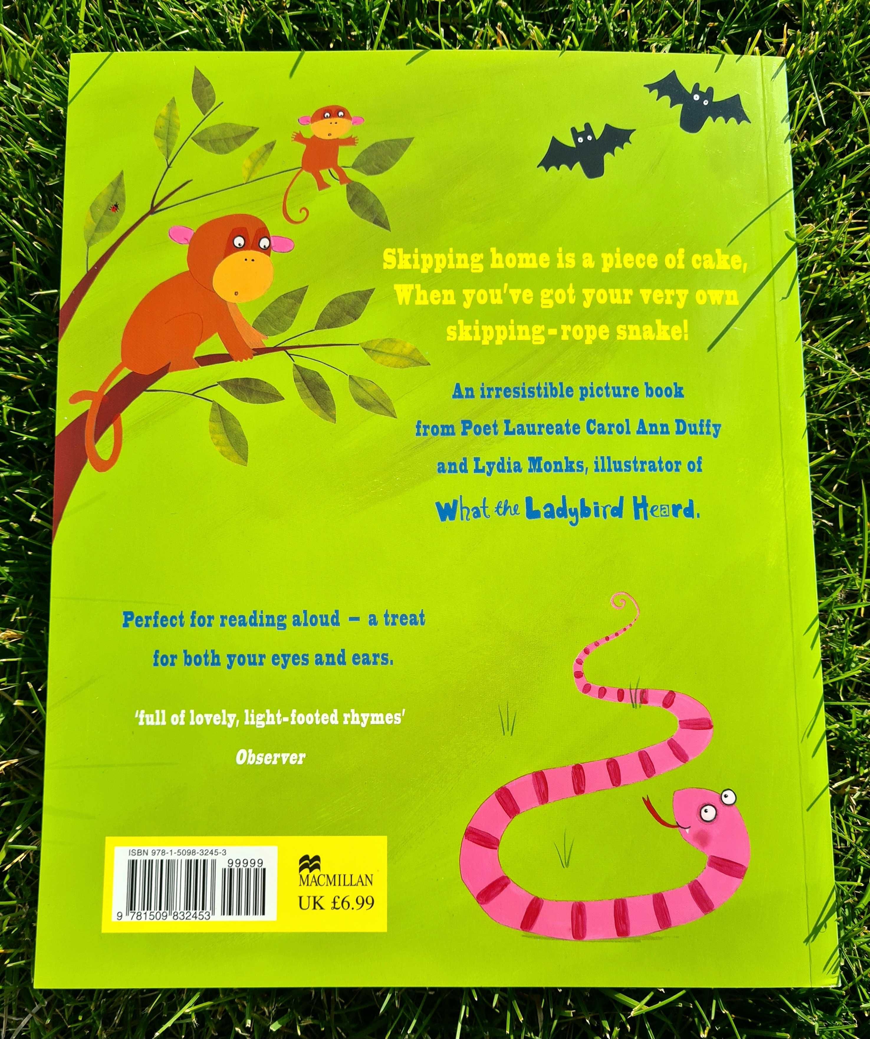 The Skipping - Rope Snake. Carol Ann Duffy. English book for kids.
