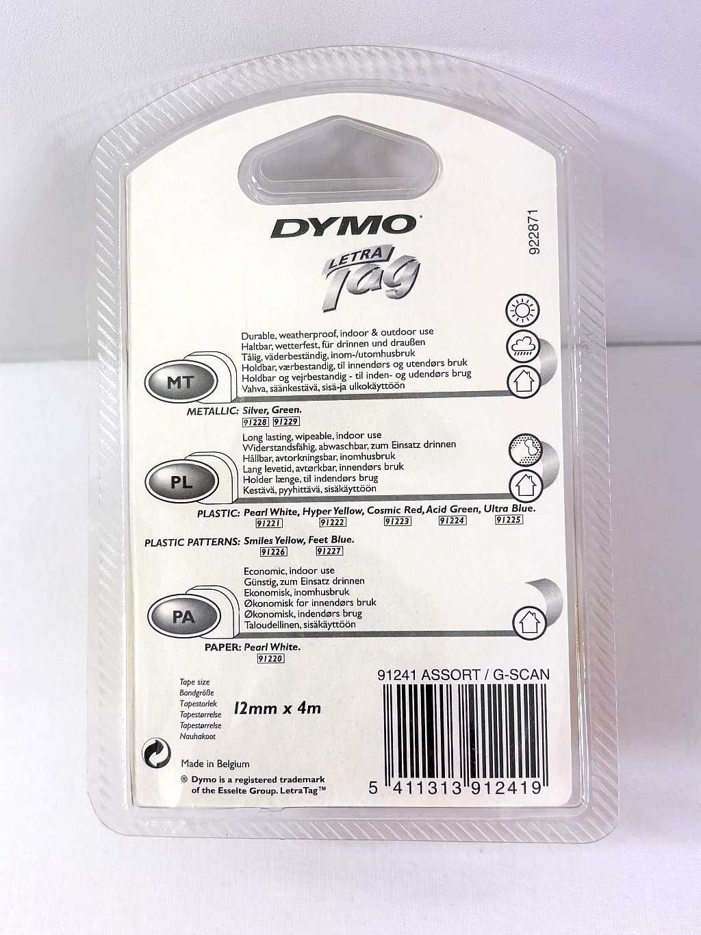 Kaseta dodatkowa do DYMO LetraTag XR urządzenie do etykietowania