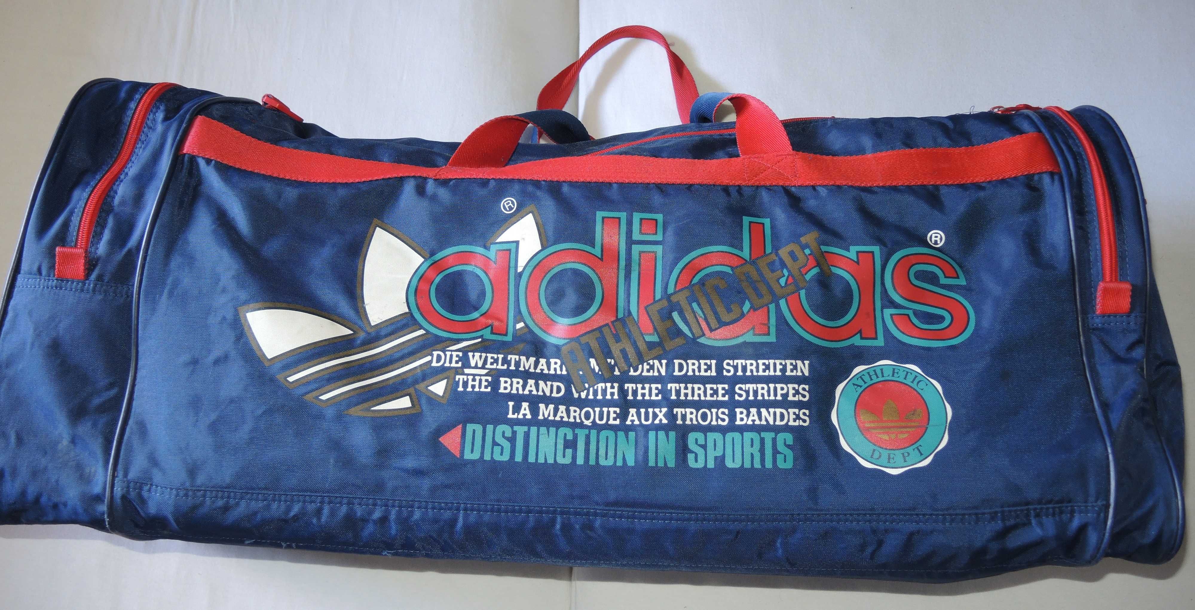 ADIDAS torba TRENINGOWA old school retro vintage POJEMNA