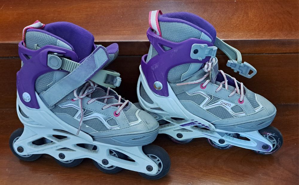 Patins em linha tamanho 35