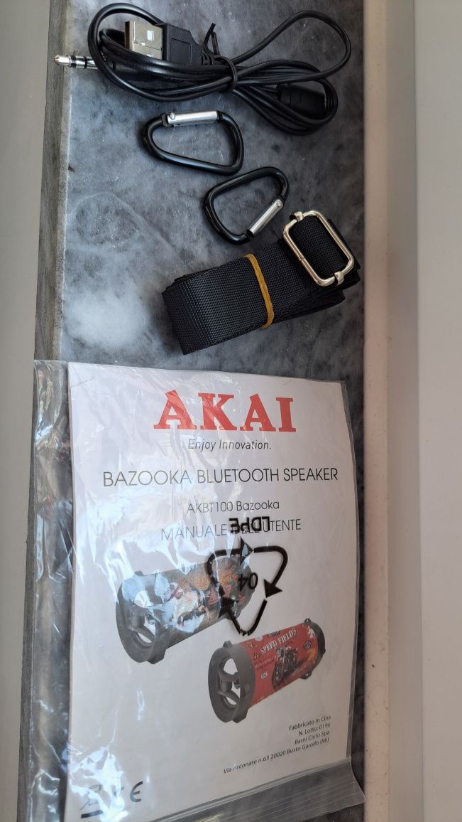 Coluna Akai Bazooka NOVA