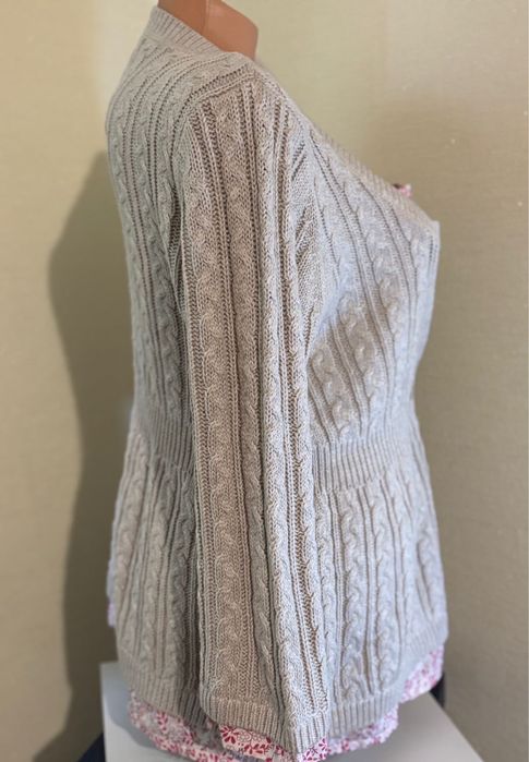 Сірий вязаний кардиган на гудзиках,,Marks&Spenser,,