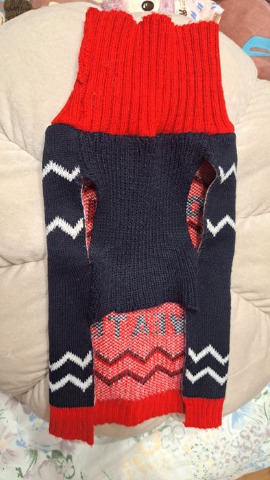 Sweterek świąteczny nowy dla pieska 25cm