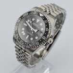 SEIKO MOD GMT Master Bruce Wayne Szary Jubilee Custom NOWY