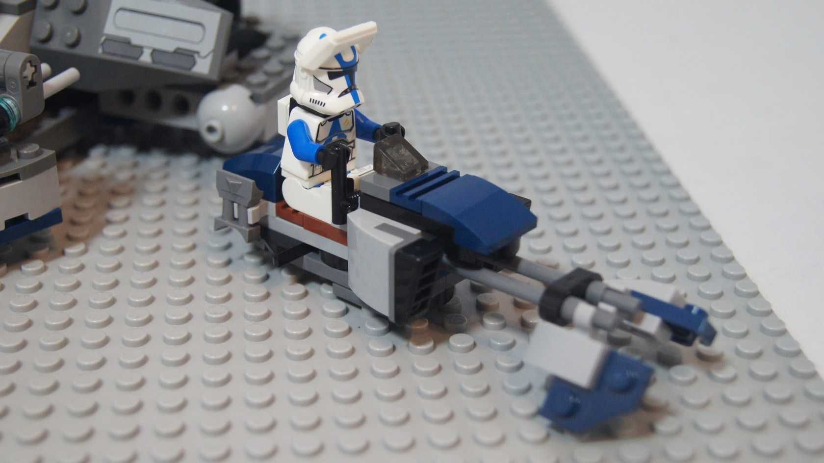 Lego 501 clone Swamp Speeder figurki 501 legion kg działo speeder 8091