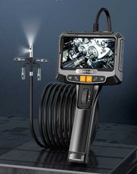Профессиональный видеоэндоскоп с управлением на 360°, камера 6 мм,