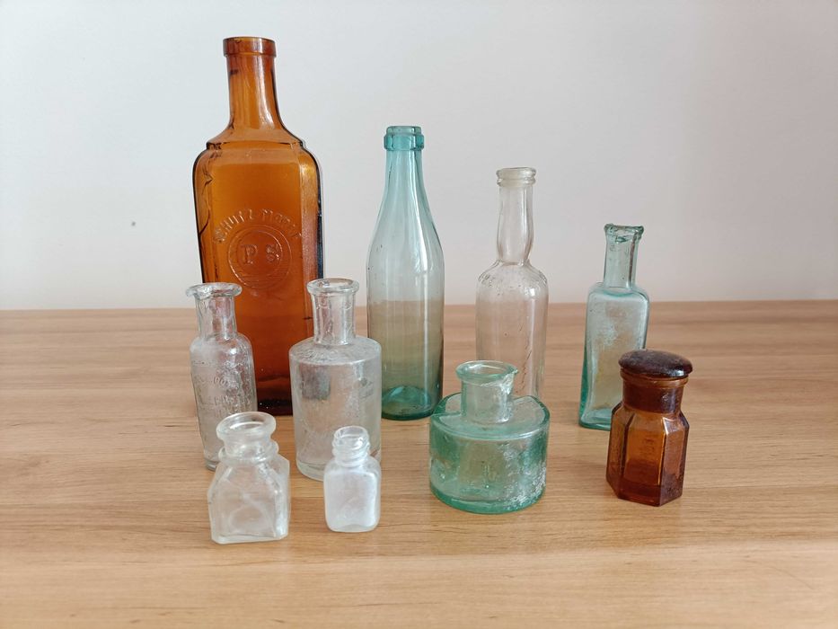 stare niemieckie butelki antyk vintage