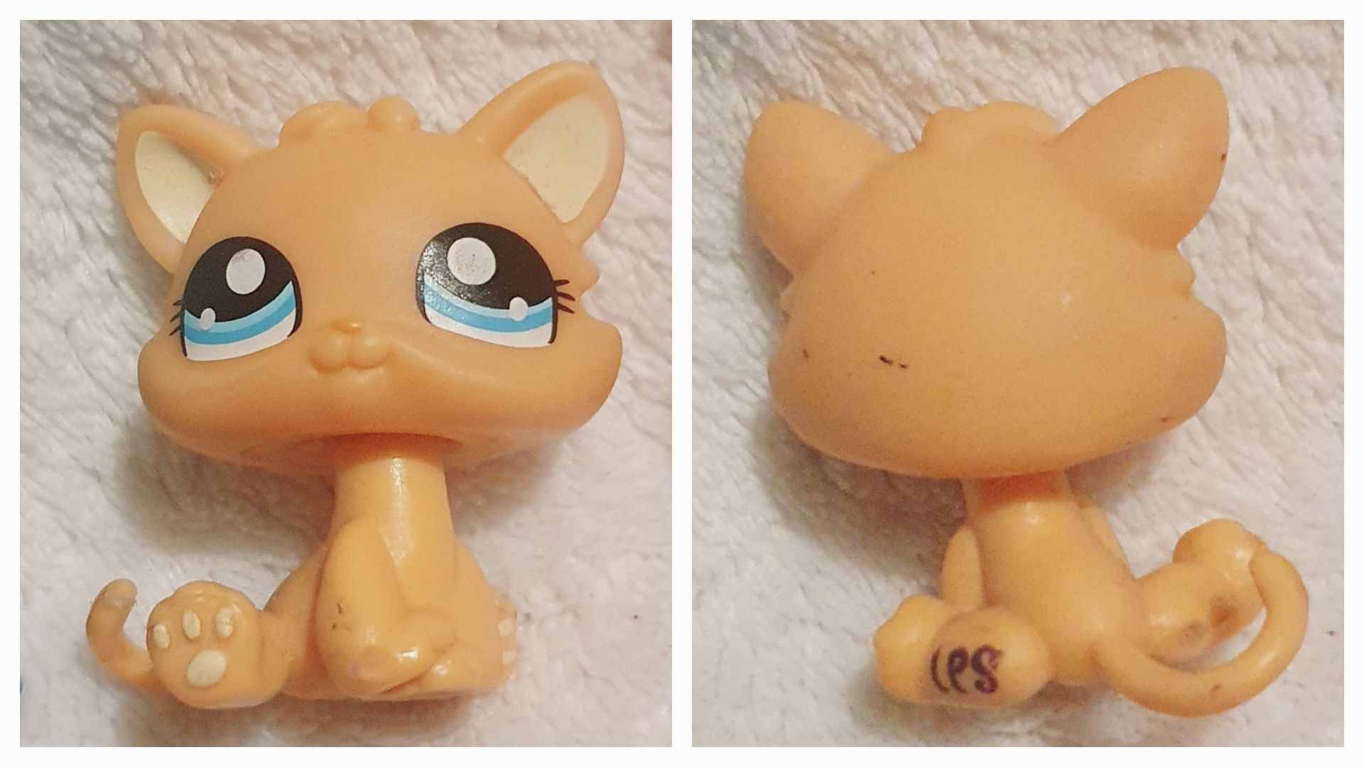 Littlest Pet Shop gato bebé #1371 raro 100% autêntico