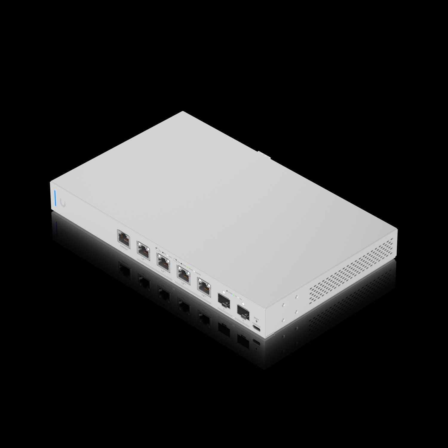 Switch Ubiquiti Unifi US-XG-6POE 210W i oryginalny uchwyt rack-czarny