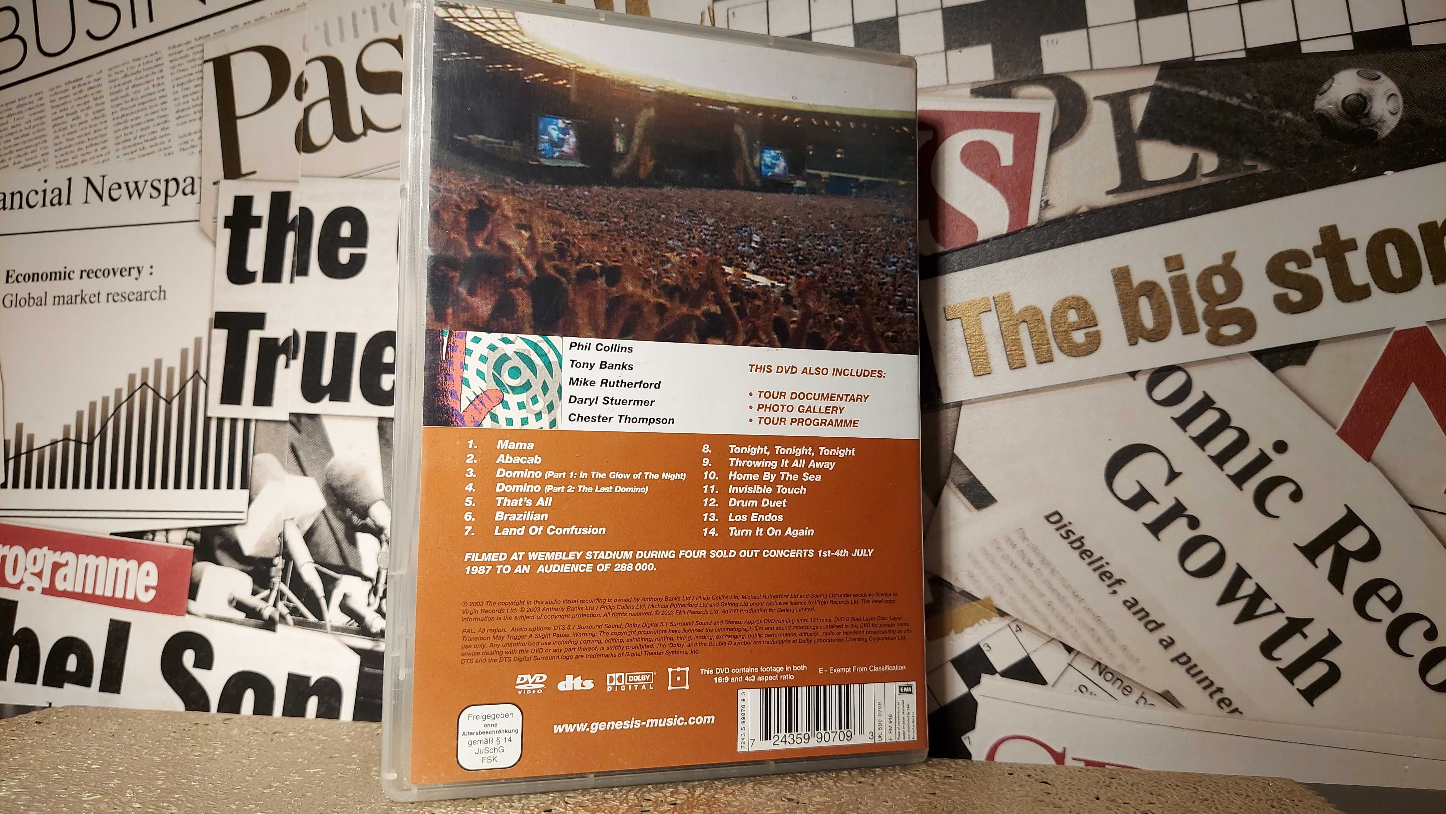 Genesis - Live At Wembley Stadium Koncert DVD