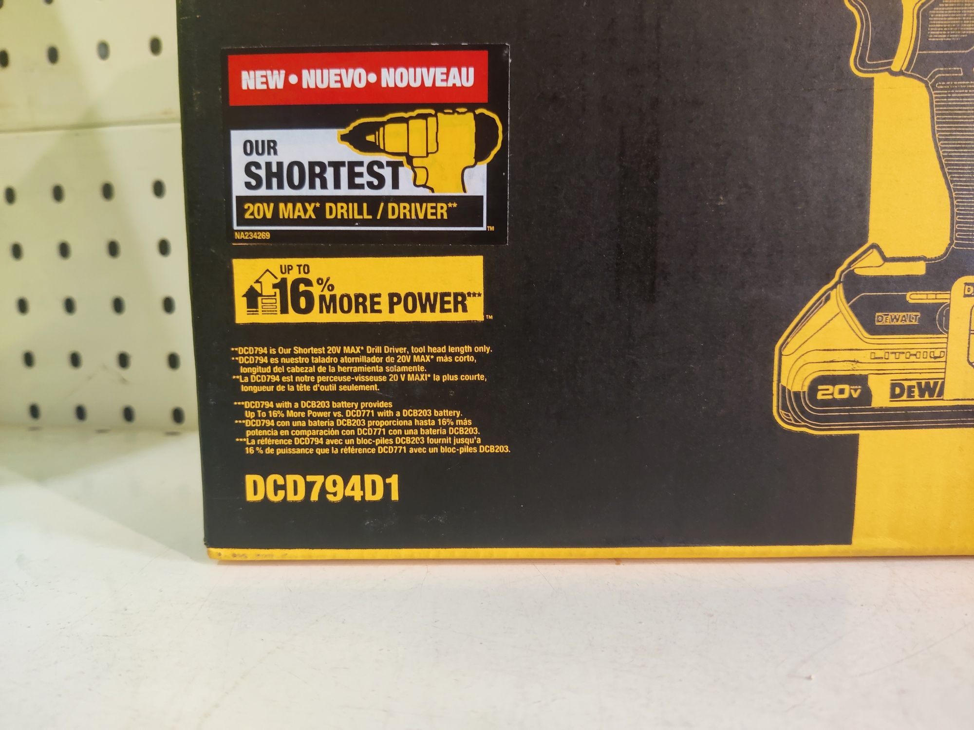 DeWalt DCD794D1 безщеточная дрель дріль шуруповерт Оригінал США