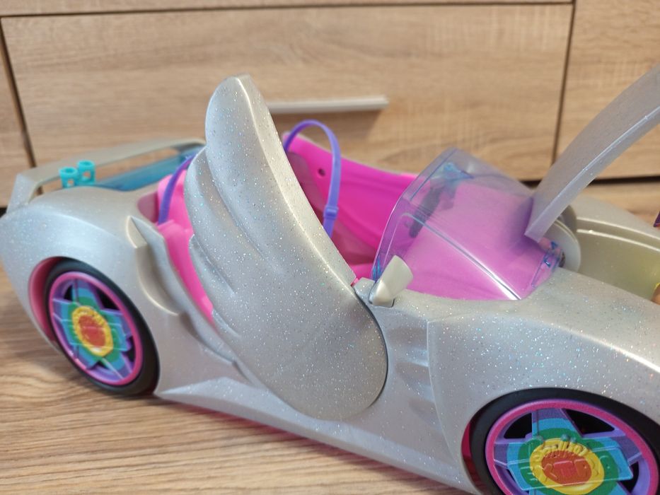 Jak nowy kabriolet Barbie auto extra gwiazd plus akcesoria