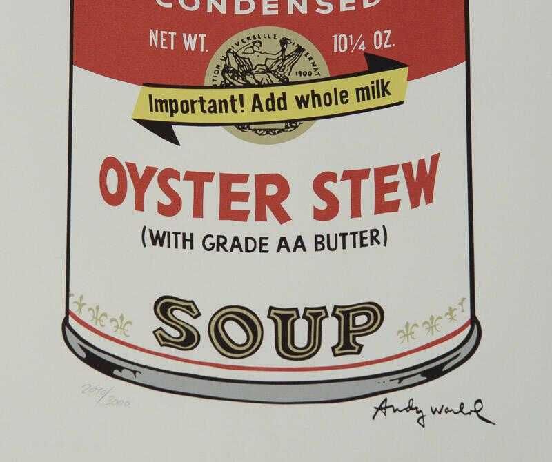 Andy Warhol - Litografia 2040/3000 assinada