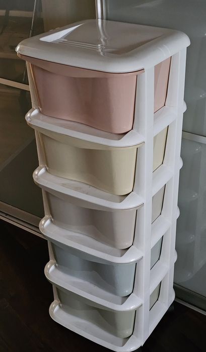 Szafka regał komoda plastikowa z szufladami