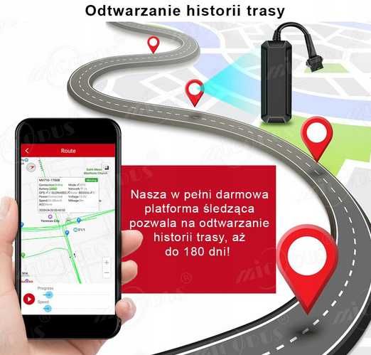 Lokalizator GPS 4G z funkcją odcięcia paliwa aplikacja PL