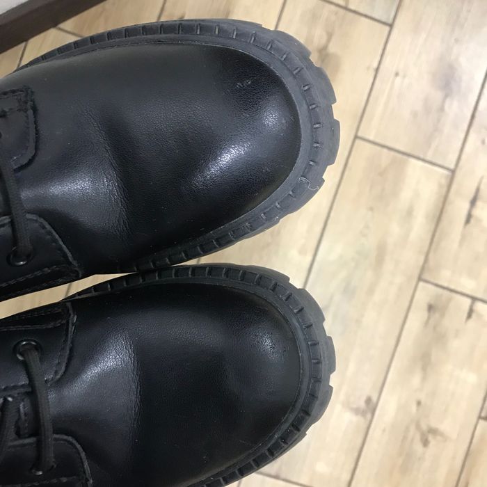 Зимние чёрные ботинки, 37 размера